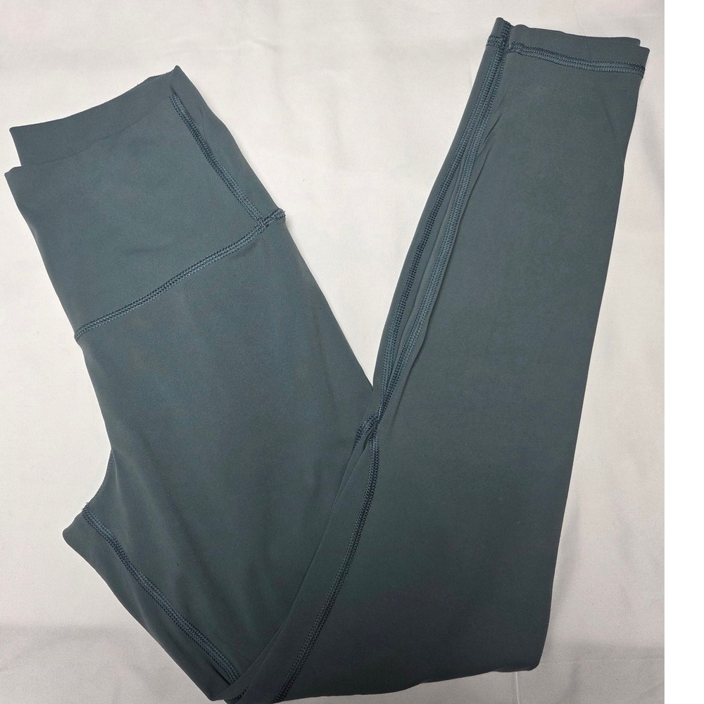 T Leggings High Rise Athletic Leggings Slate Blue Size 4 Yoga Gym Pants